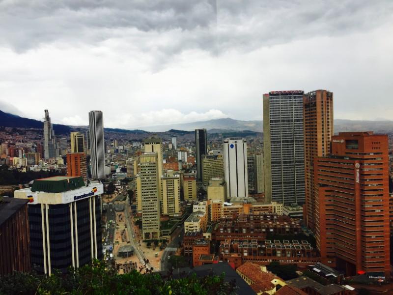 Participants enjoyed a view of Bogotá from their lunch on the 41st floor of the San Martin Tower